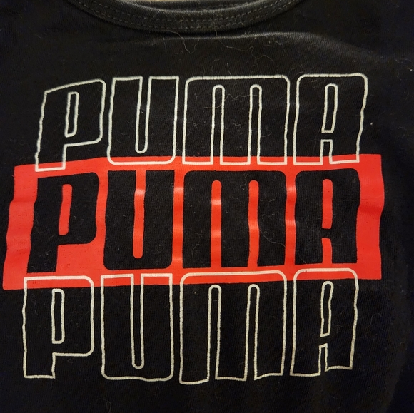 Three PUMA size 6 to 9 month onesies. New! - Picture 2 of 6